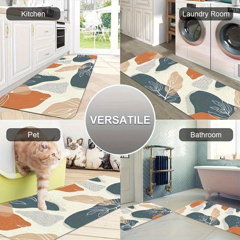 1PC Sea Turtle in Underwater Kitchen Rug Non-Slip Door Mat Pop design Bathroom Rug Bath Mat Carpet for Home Sink Laundry Decor