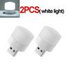 50/2Pcs Portable Mini Night Light Eye Protection USB Plug LED Lamps Book Reading Lights Computer Mobile Power Plug-in Night Lamp