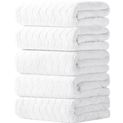 Fluffy Cozyone Bath Towels of Instantly Soft To the Durable After a Bath (Set 5) - Hotel-Grade Microfiber, Large, Thick, Quick-Drying, Absorbent,