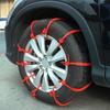 20Pcs Anti-Skid Snow Chains Automotive Tire Zip Ties for Snow Wheel Anti-Slip Chains for Sedan SUV Truck Outdoor Winter Driving