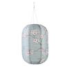 Solar Powered Print Hanging Lantern Nylon Cloth Traditional Decorative Lamp Lantern Atmosphere Light New Year Holiday Decoration