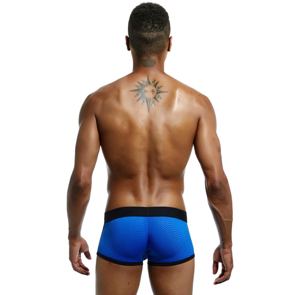 JOCKMAIL Men's Breathable Mesh Boxer Briefs - Erotic Underwear