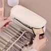 Kompakter Make-up-Pinselhalter Mehrschlitz-Pinselhalter Reise-Make-up-Pinsel-Tasche Roll-Up-Organizer für Kosmetik-Essentials Pinsel