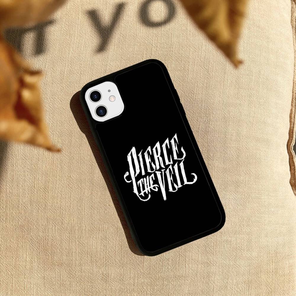 P-Pierce The Veil Band PC+TPU Phone Case For iPhone 17 16 15 14 PRO MAX 11 12 13 PLUS MINI Cover