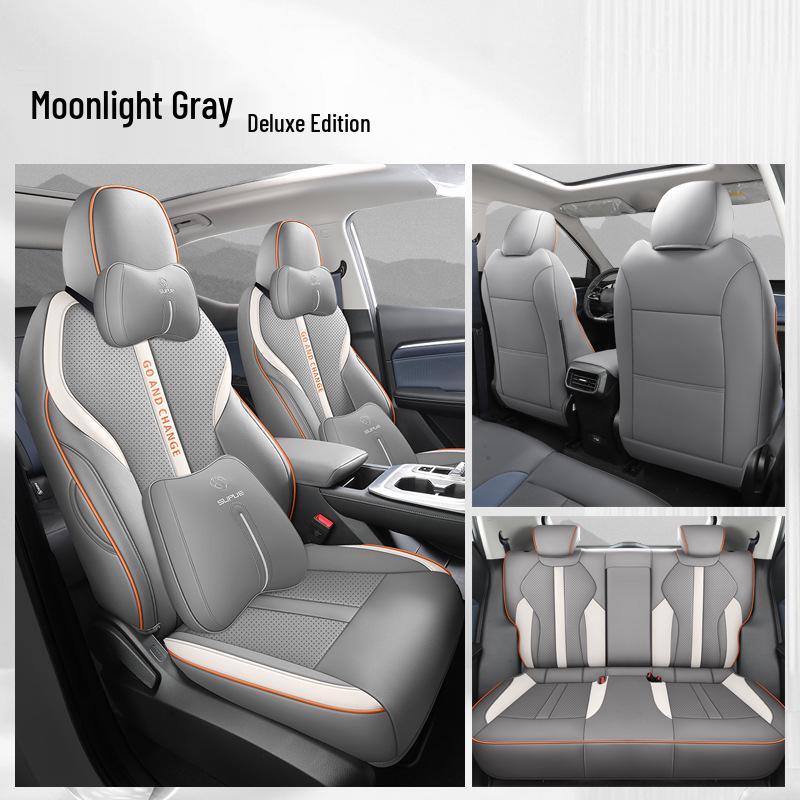 DJGY All-Season Sport Leather Seat Cushion Cover for GAC Trumpchi GS Yingsu