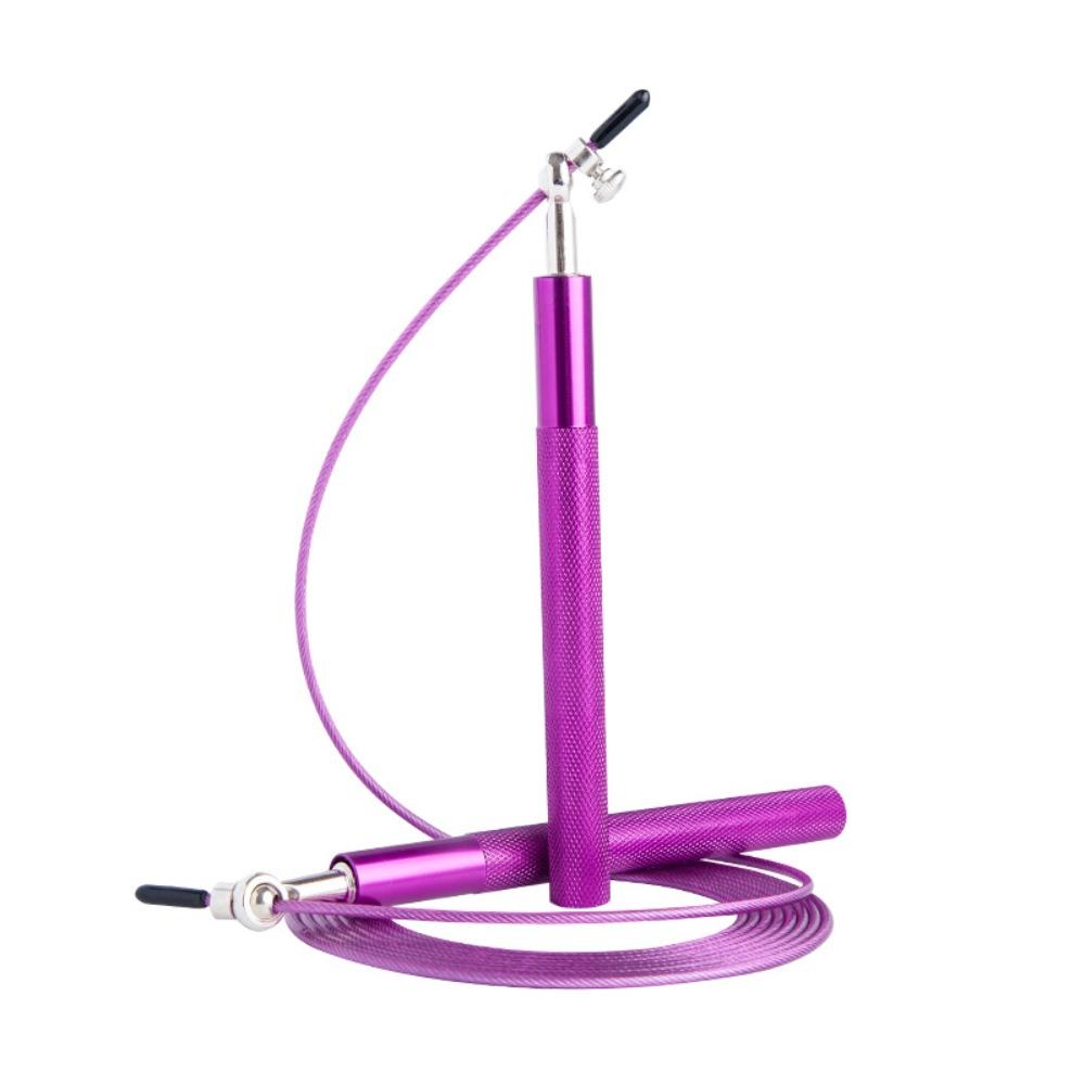 3 Meters Speed Skipping Rope Adjustable Aluminum Alloy Boxing Skipping Rope 360° Swivel Ball Bearing Steel Wire