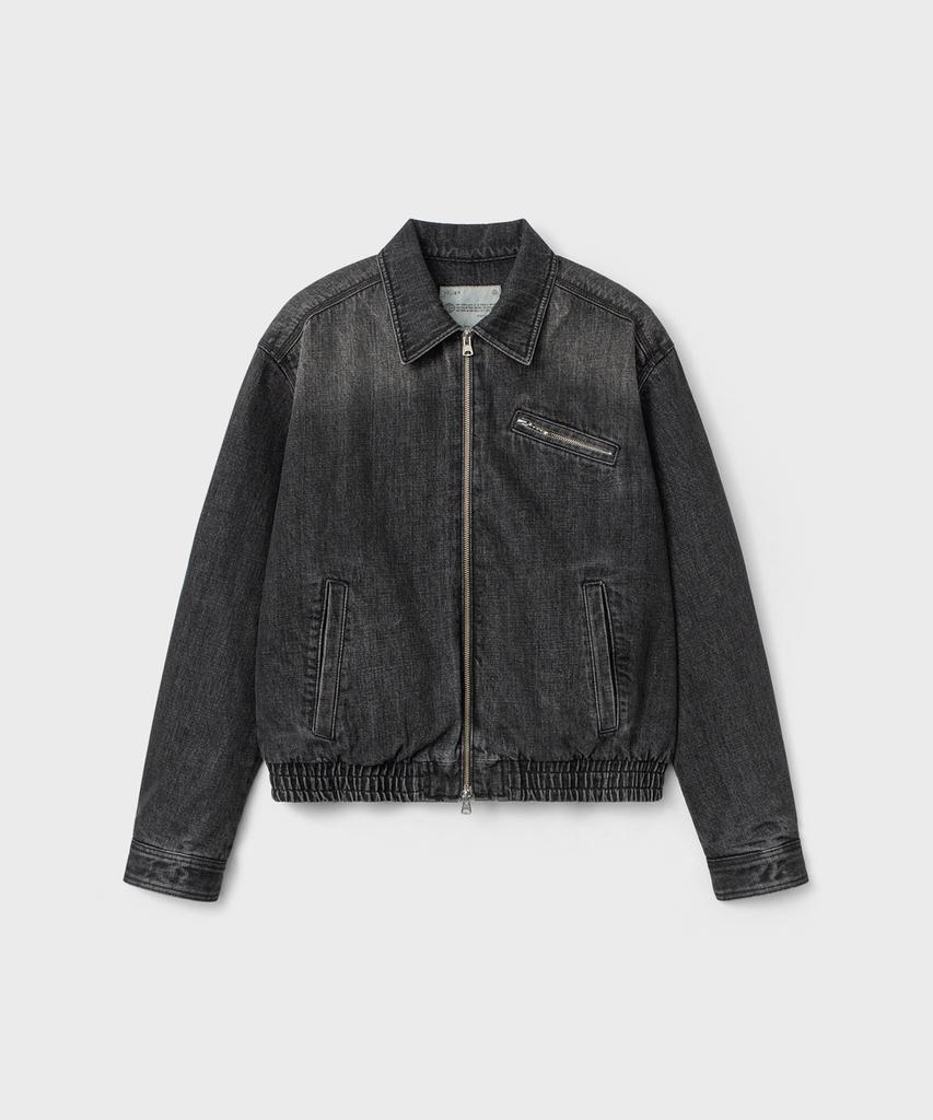 Belier Trail Denim Blouson Jacket - Grain Black