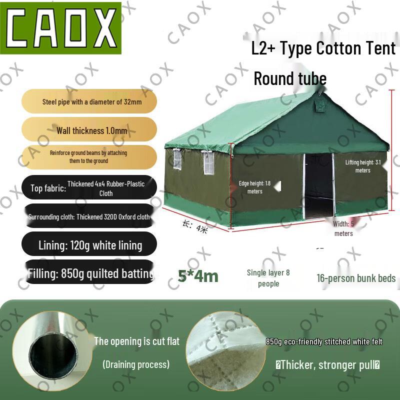 CAOX Outdoor Construction Warm Canvas Tent