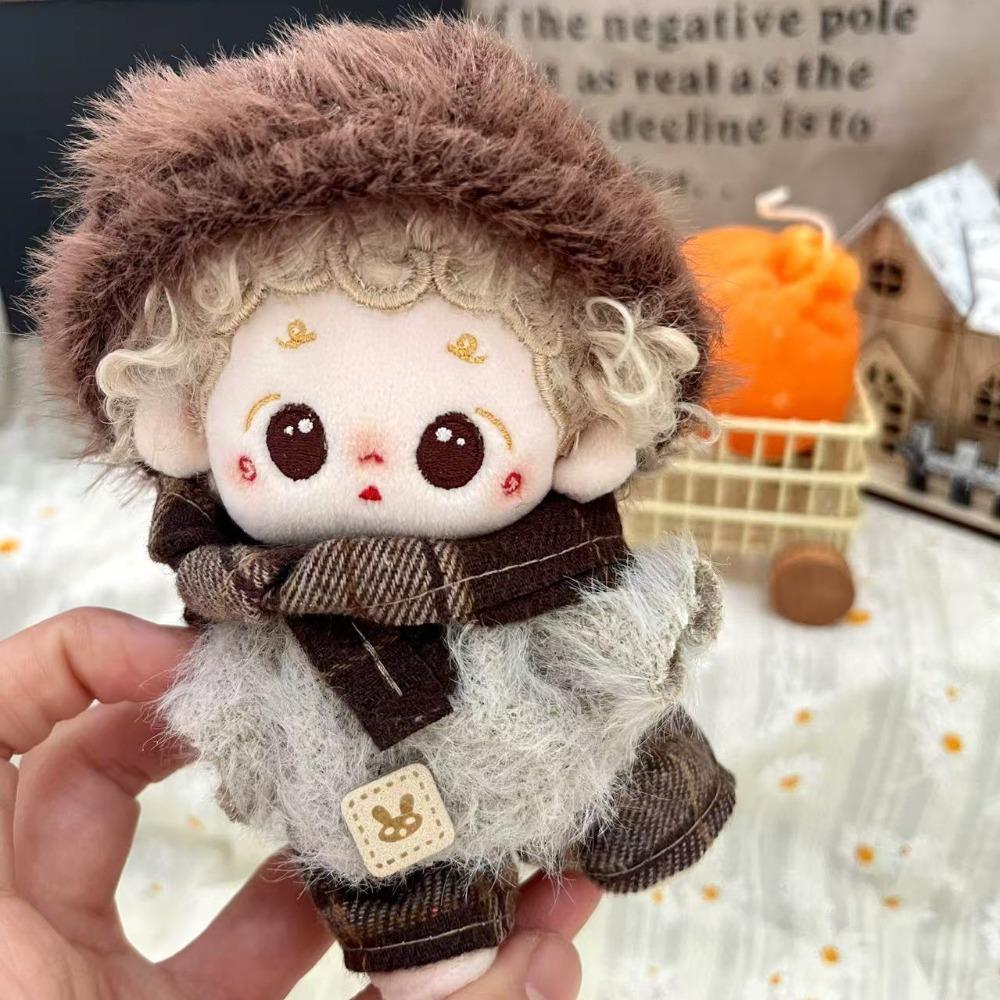 Lamb Sweater 10cm Cotton Doll's Clothes Scarf 20cm Plush Doll Clothes Children's Gift
