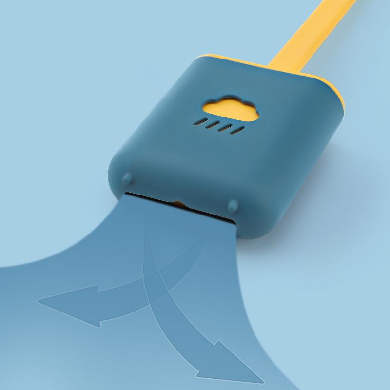 Nordic Silicone Toilet Brush with Wall-Mounted & Floor-Standing Design