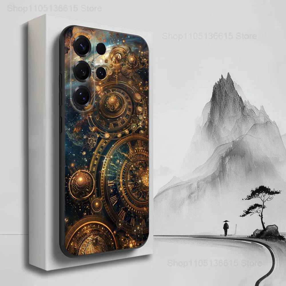 Twelve Constellations Art Case For Samsung S22,S25,S24,S23,Ultra,FE,S20,S10,Plus,S21,S9,Lite,Soft Silicone Black