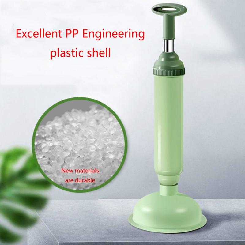 Rubber Toilet Plunger Telescoping Aluminum Handle All-Angle Design Commercial Grade Toilet Clog Remover for Toilet Drain