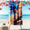SONIC Beach Towel, Lightweight Beach Towel, Tropical Style, Ideal Holiday Gift For Family
