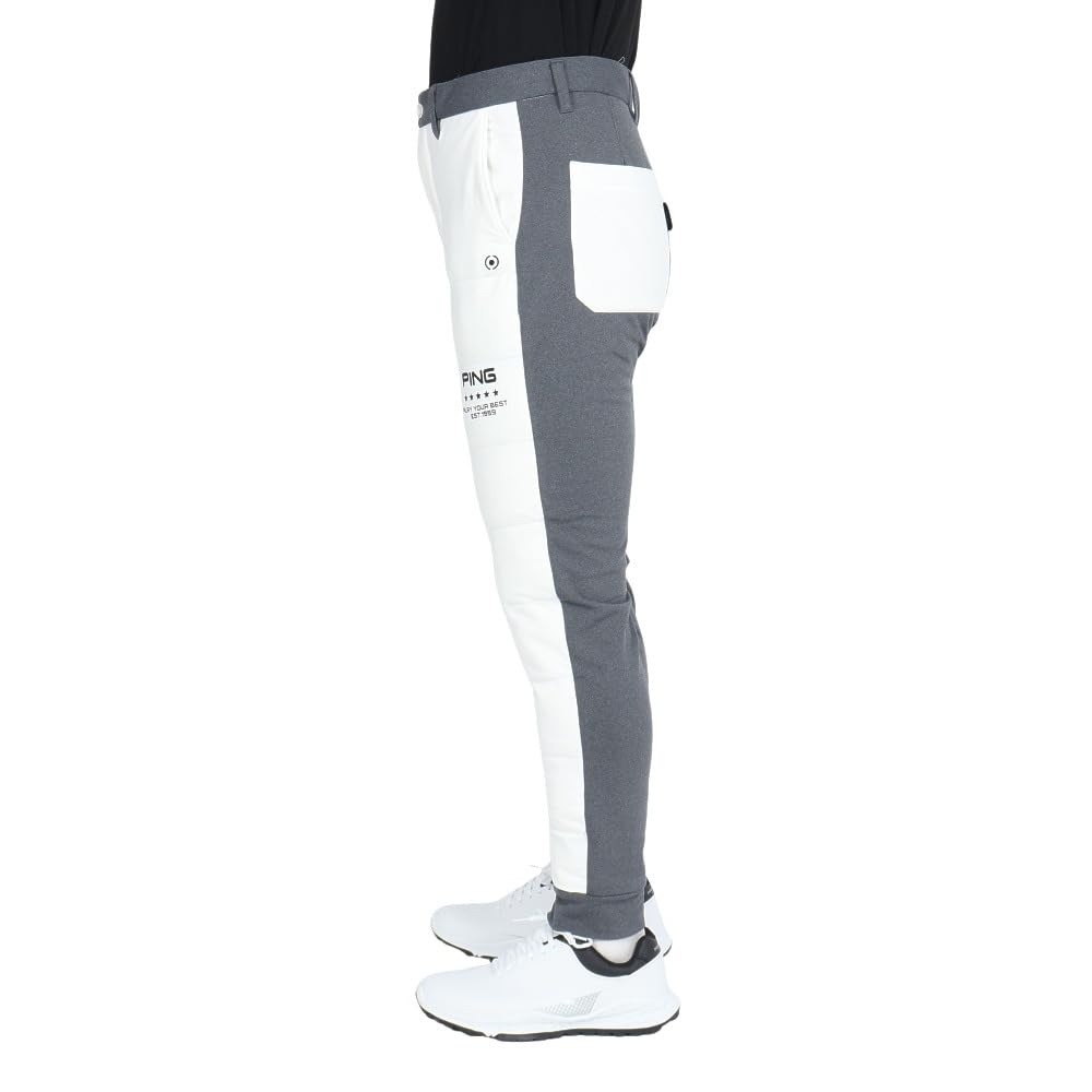 [Pin Apparel] Men's Thermal Jogger Pants (Set-up Compatible, Stretch)  Golf Cold Protection  621-4231901 030White M