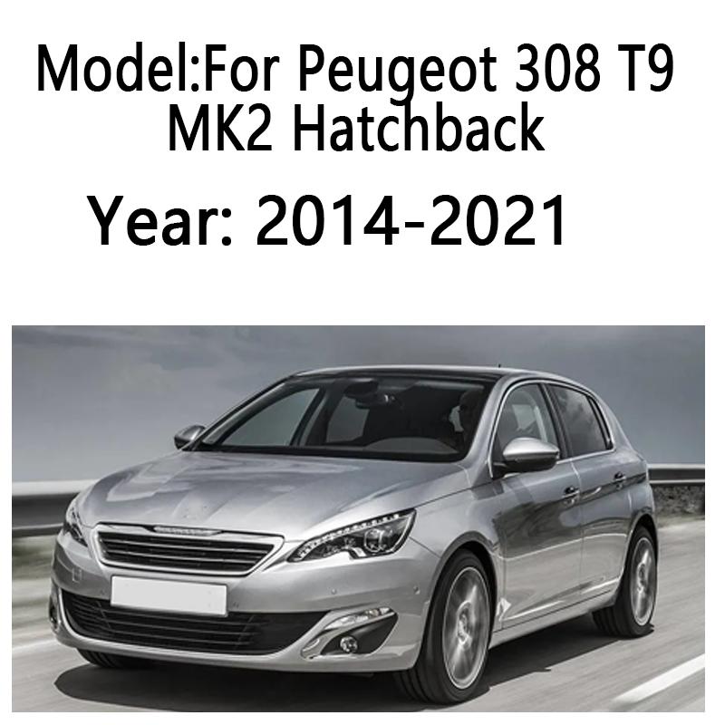 For Peugeot 308 T9 MK2 Hatchback 2014-2021 Window Door Visor Vent Awning Sun Rain Wind Guard Cover Deflector Car Accessories