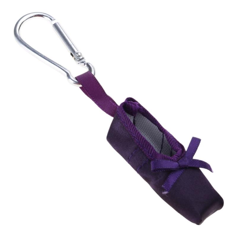 Mini Ballet Shoe Keyring Stylish Pendant Keychain Birthday Gift for Dance Lovers