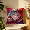 Stylish Ttakt Op Destinyed Cushion Cover Versatile DoubleSided Pillow Case Fit for Sofa Bed Car  Daily Decor