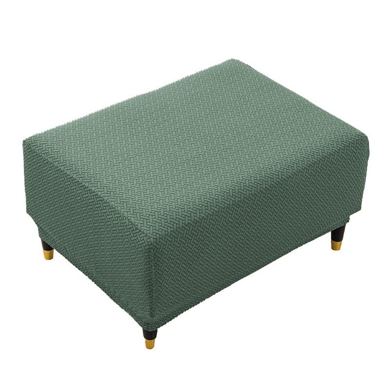 

Fully-inclusive Foot Cover Household Sofa Foot Cover Elastic Protective Cover Shoes Change Square Foot Cover Four Seasons Universal Low Stool Cover S 85*40*40CM