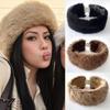 Faux Fur Fur Headband Elastic Winter Headwrap Empty Top Hat Ear Warmer  Skiing