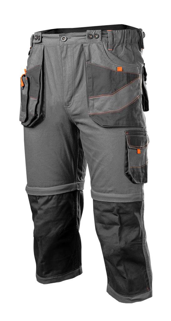 6-in-1 work trousers, 100% cotton, size XS