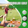 3pcs/set 3X Display Golf Ball Rack Splicable Golf Ball Organizer Golf Ball Holder  Golfers