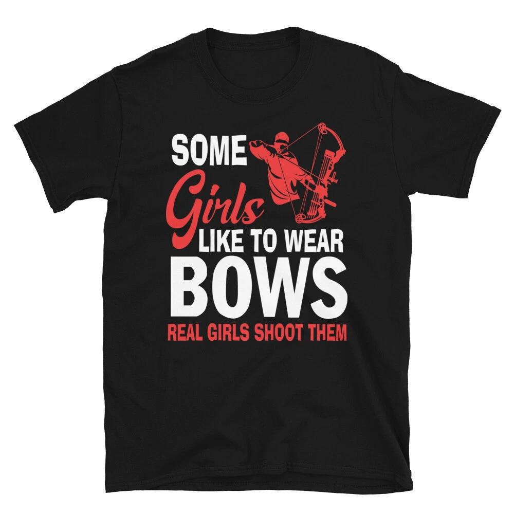 Archery Girl Shoot Bows Hunting Outdoors Nature Hunter T-Shirt S