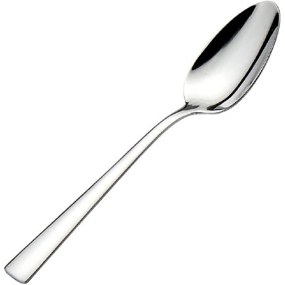 faderic 6-Piece Tea Spoons Dessert Coffee Spoons 18/0 Stainless Steel Spoon 6.29-Inch Silver