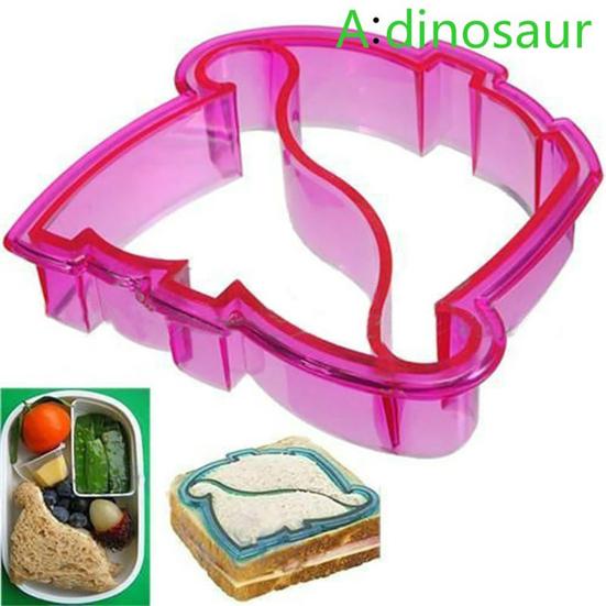 Kutterform Dyreform Miljøvennlig silikon DIY tegneseriemønster bakeform for sandwich