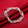 925 Sterling Silver Geometry Bracelets For Women Korean Lucky High Quality Bracelet Luxury Jewelry Accessories Jewellery