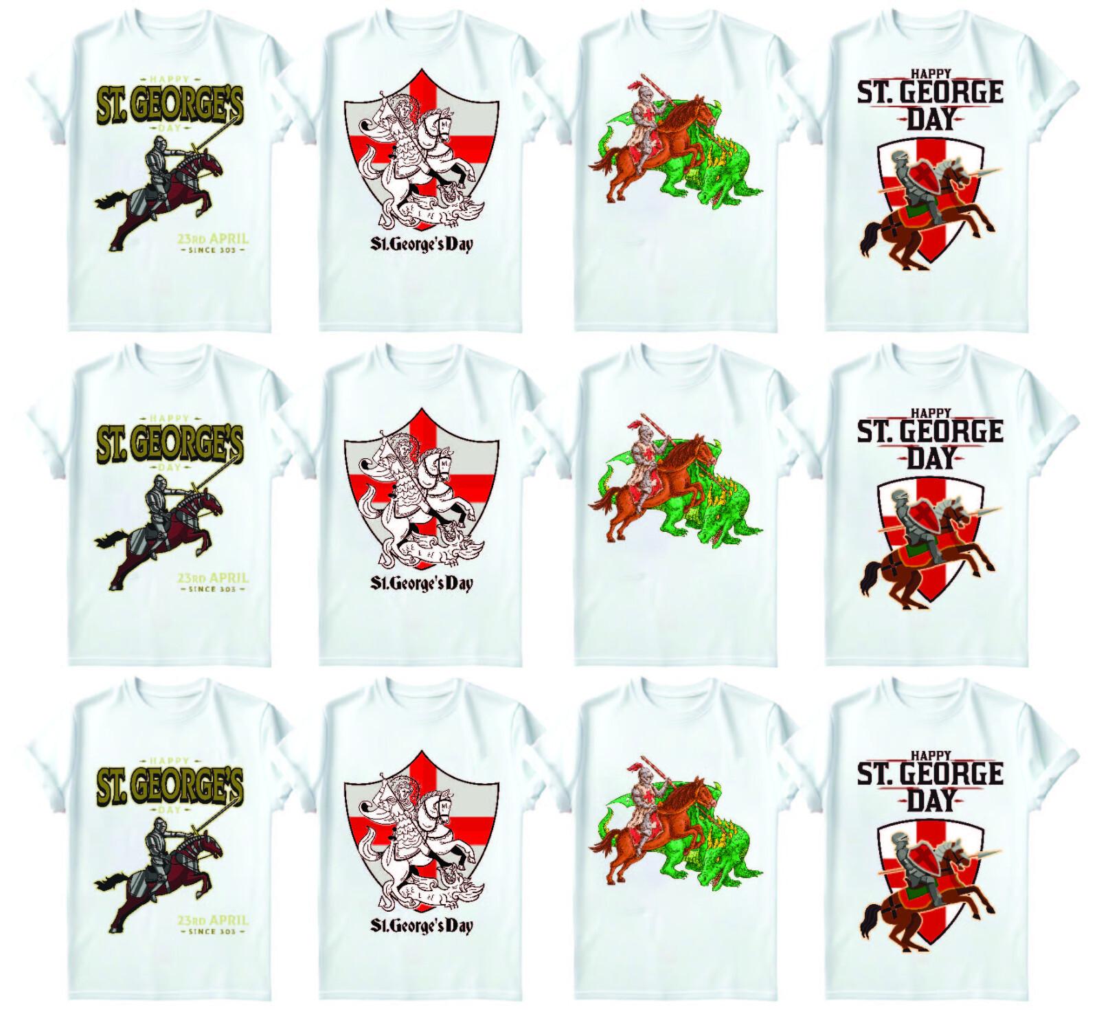 

St George Day Facts Significance Traditions Red Cross Day T-Shirt #SJD5 2XL