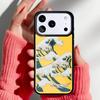 Cartoon Cute Stylish Waves Phone Case for iPhone 17 16 15 14 13 Pro Max Back Cover for 12 11 Pro Coque