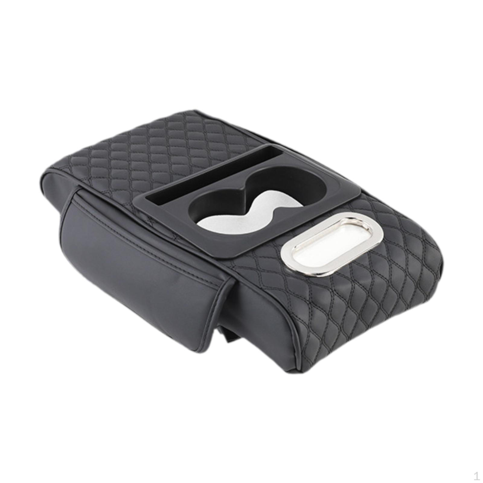 

Автомобильный подлокотник Чехол Подушка Защитная подлокотника Автомобильные аксессуары Простая сборка Легкий Black