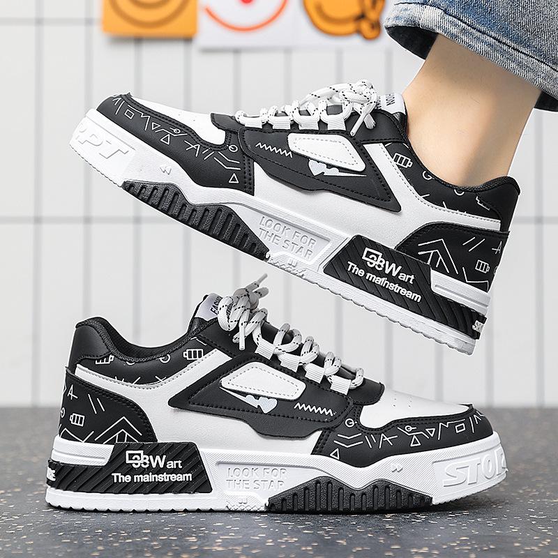Men'S Shoes Teen Trendy Brand Platform Lightweight Sports Running Shoes Men'S Casual Board Shoes Trendy Shoes