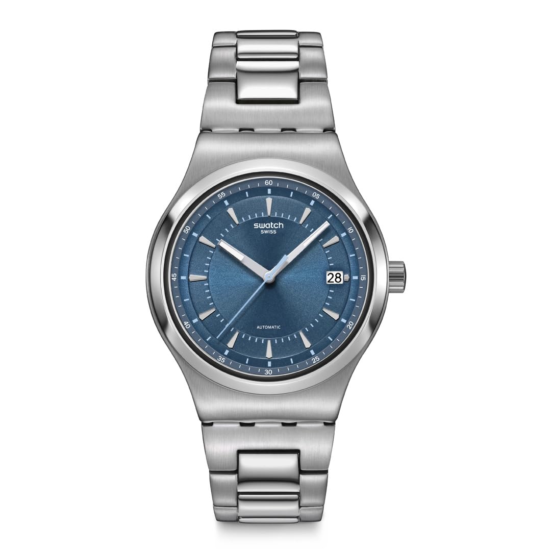 

Swatch SHIMMER AT DUSK YIS435G Gray Wristwatch, синій