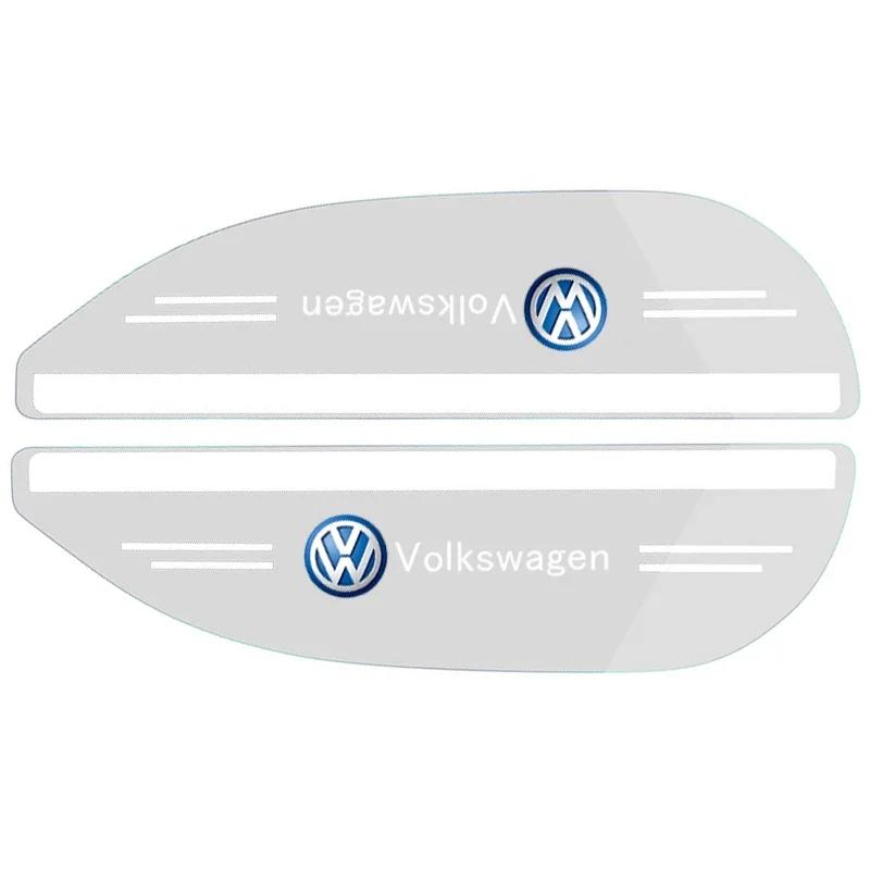Para VOLKSWAGEN VW 2 Piezas Pegatinas Protectoras para Espejo Retrovisor de Coche para Volkswagen Passat Golf Bora Jetta Beetle Scirocco POLO S