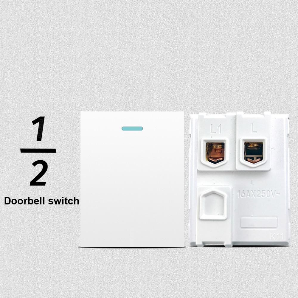 USB Modular Sockets And Switches EU French Socket Module  for EU Standard Wall Mount DIY