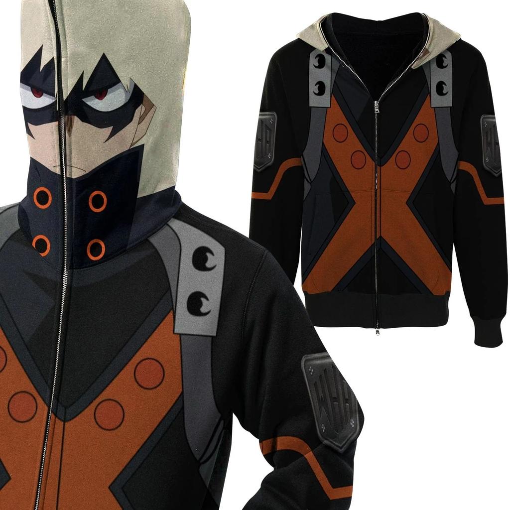 My Hero Academia postać z anime druk 3D cosplay męska bluza z kapturem ubrania wyprzedaż