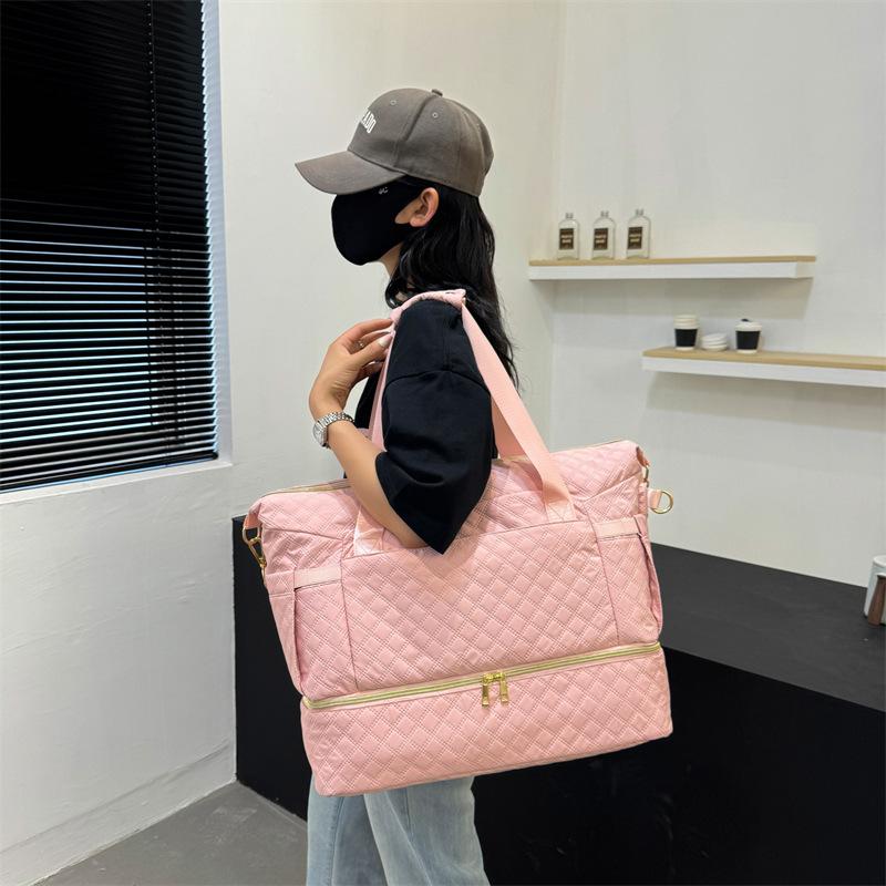 Multifunctional Hand-carrying Bag with Shoe Storage Handbag Dry and Wet Separation Heat-insulating Bag Style Fitness Bag Can Be Used To Cover Pull Rod