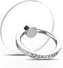 1PC Diamond Phone Ring Stand Transparent Finger Grip Transparent 360 ° Rotating Stand