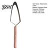 Fruit Cutter Tool Watermelon Stainless Steel Slicer with Ergonomic Handle Simple Easy Push-Pull Design Melon Cutting Push Pull