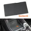 LHD RHD Car Center Console Drink Water Cup Holder Cover Trim Zipper Rolling Curtain For BMW X1 X2 F48 F49 F39 51169299529