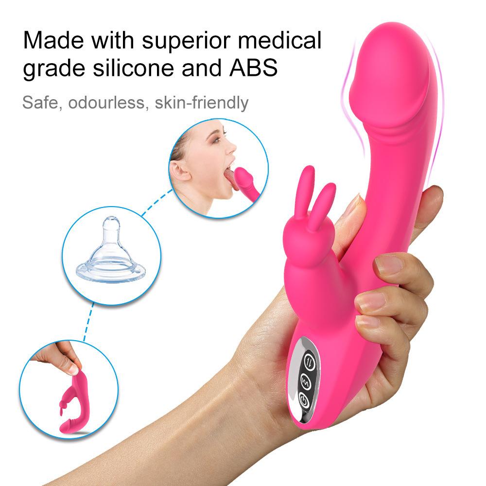 Rabbit Vibrator Sex Toy Adult Sucking Toys for Womens Pleasure Clitoralis Stimulator for Women Sucking Vibrator Wand for Couples Men