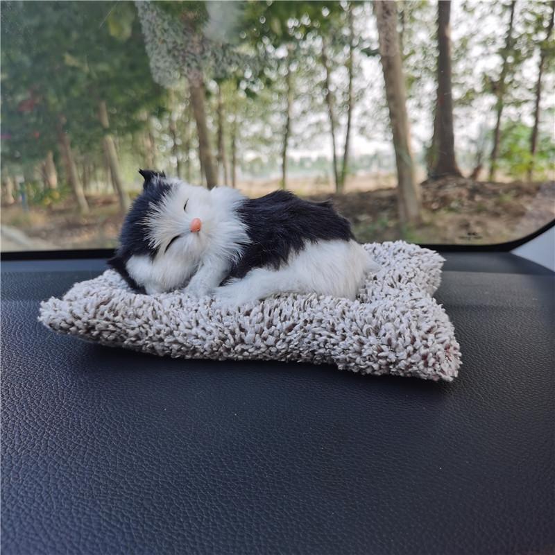 

Автомобильные украшения Милые имитации спящих кошек Декор Автомобили Прелестные плюшевые котята Кукла Игрушка Детские подарки Автоаксессуары
