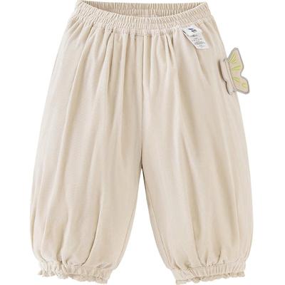 Minibala Girls' Casual Cuffed Pants