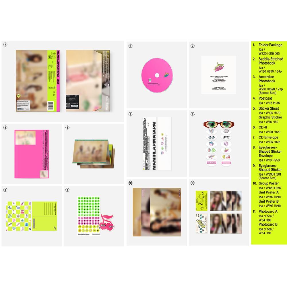 Pre-order ILLIT 4th Mini Album MAMIHLAPINATAPAI Standard ver. & SHOP POB