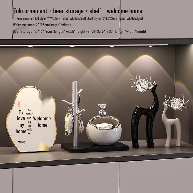 Fulu Luxury Living Room Tabletop Ornaments: High-End Decor for Wine Cabinets, TV Sideboards, and Housewarming Gifts