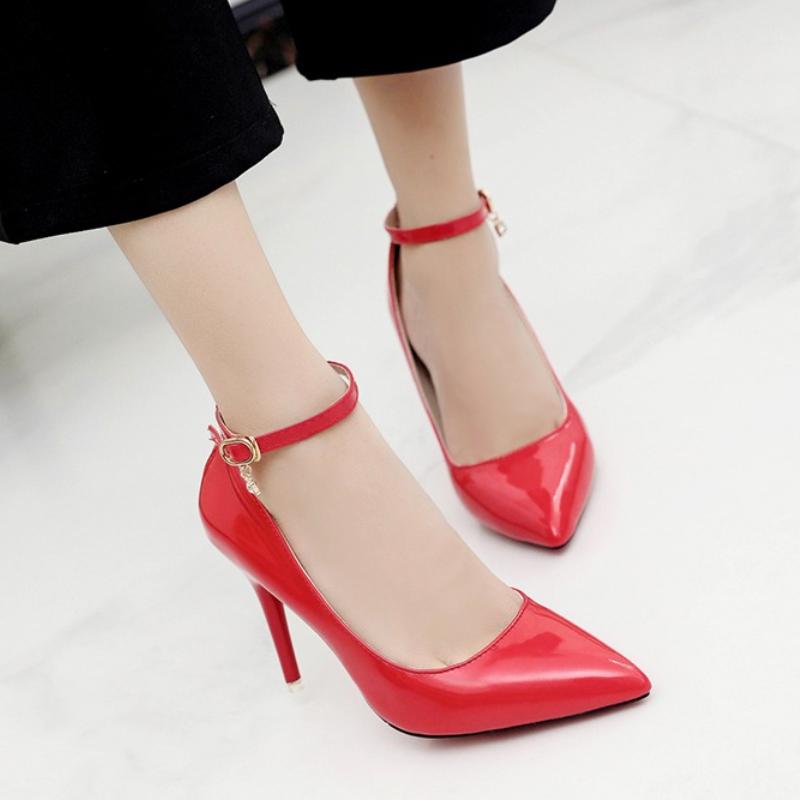 2025 New Fashion High Heels Women Shoes Thin Stiletto Banquet Wedding Shoes Sexy Pointed Toe Ladies Party Shoes