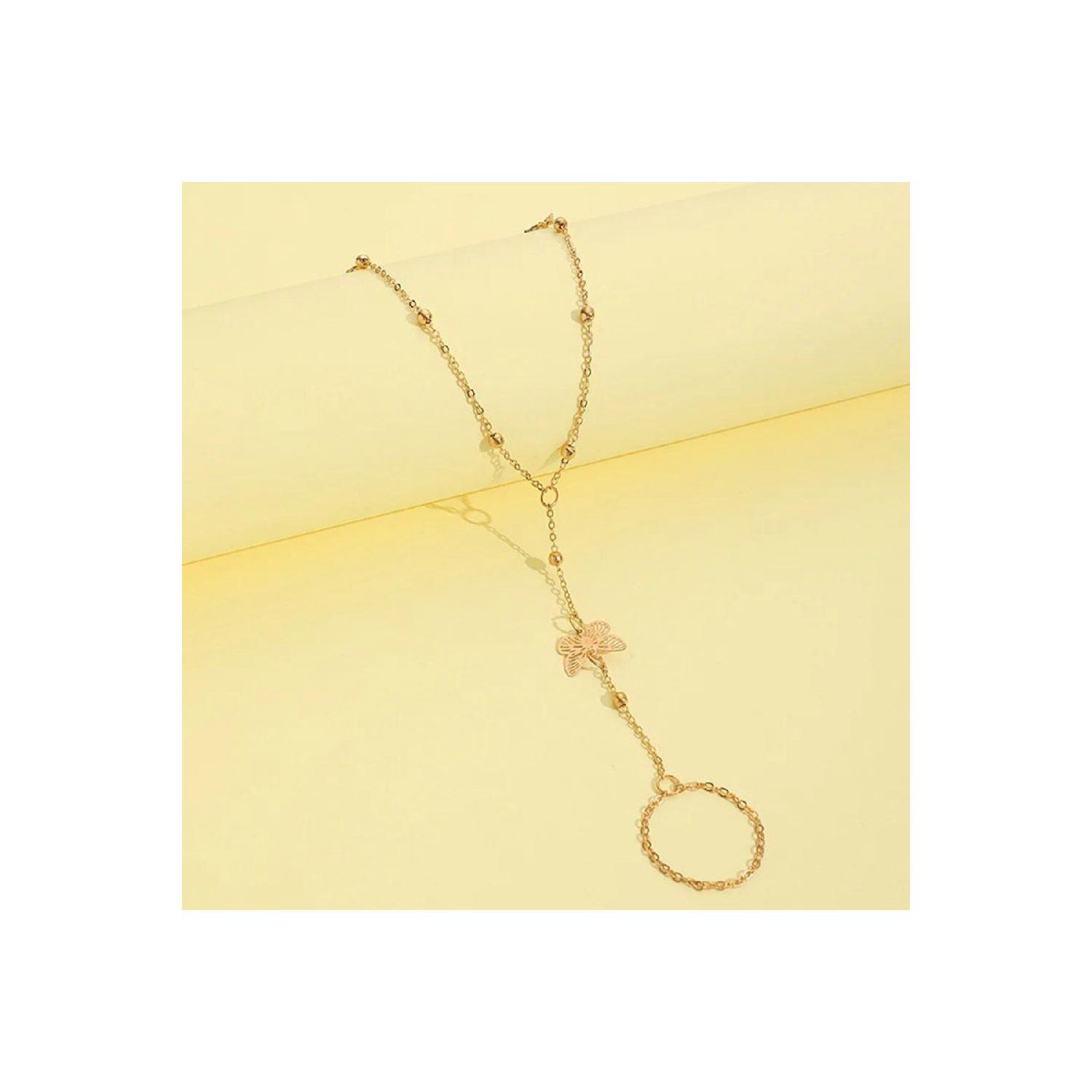 

Ball Chain Butterfly Model ahmeran Bracelet золотий