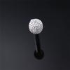 Bling Bling Rhinestone-encrusted aluminum alloy door handle Interior Door Lock Knob Pins for Car Truck SUV Auto 2pcs
