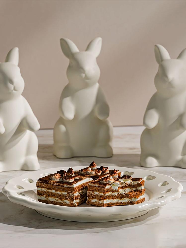 Easy Rabbits Shaped Molds DIY Rabbit Offer Ornament Epoxy Molds Home Easter Decorations